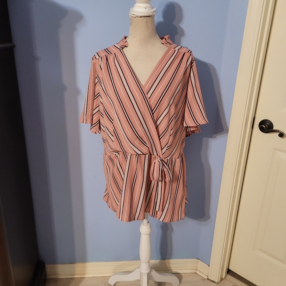 Monteau Size 3x Womens Blouse